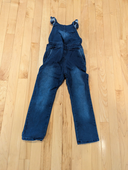Geniune Kids Denim Overalls w/ Ruffle Straps Stretchy, No Closures, Elastic Waistband 5T/5