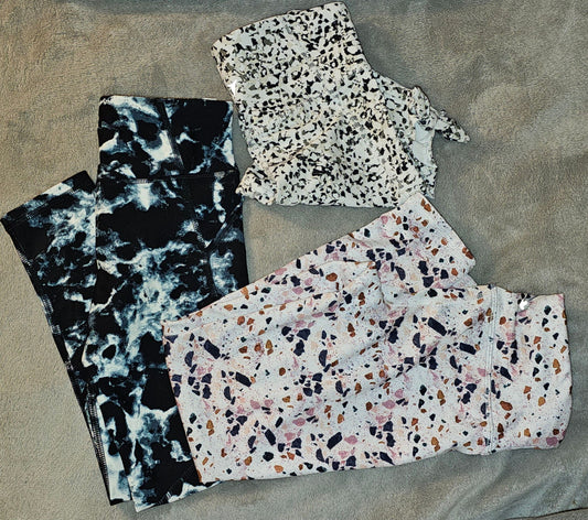 Old Navy size small Two pairs leggings one pair shorts Ballet-Dance-Gym