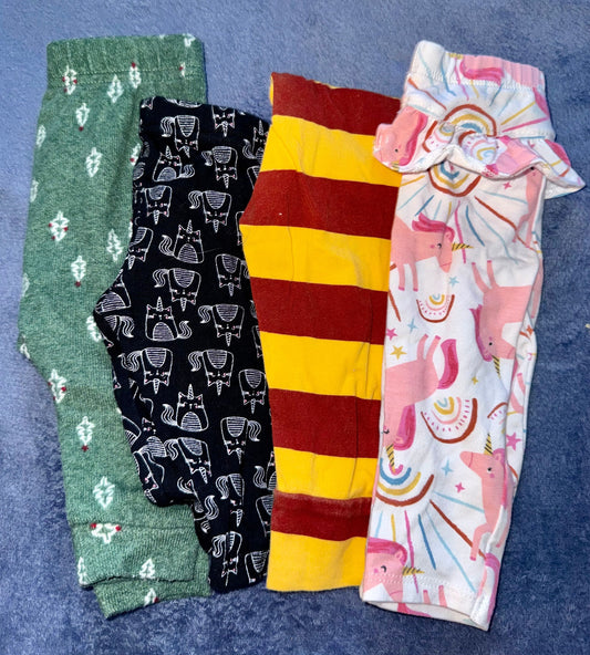 4 piece pant bundle 6-9 Months 4 piece pant bundle 6-9 months 6 Months