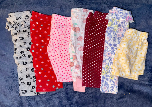 Bundle of pants for baby girl 3-6 months Bundle of pants for baby girl 3-6 months 3 Months