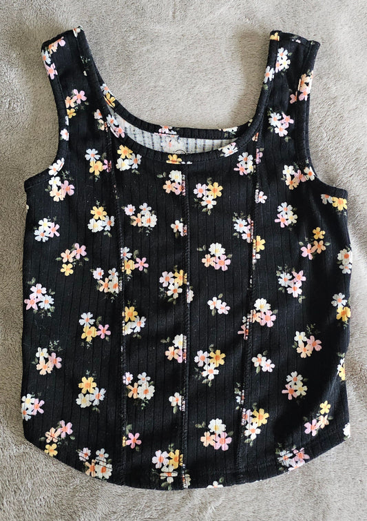 Art Class Girls size 8 flowers tank top 8