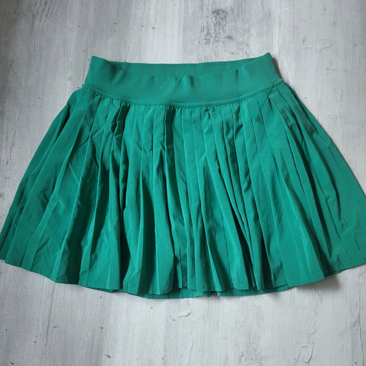 CRZ Yoga Small 4/6 Green pleated tennis skirt skort.  Excellent condition Women's - S