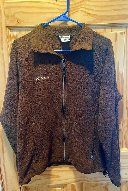Columbia Columbia Sportswear women's full-zip fleece jacket, Brown Women's - L