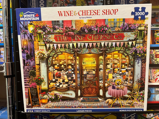 White Mountain Puzzle 1000 piece puzzle. No smoking/No pet home. Assembled once.