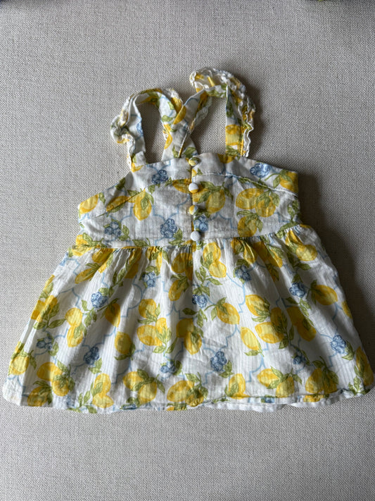 Max studio tank VGUC Lemon fashion tank 24 Months