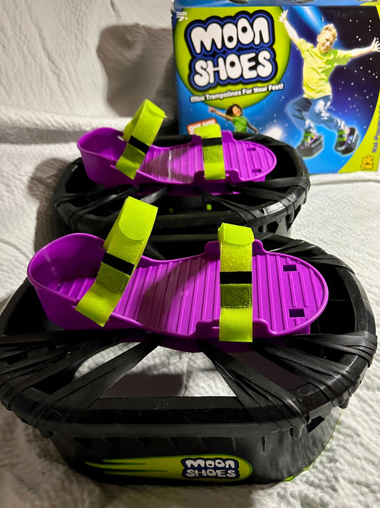 Moon Shoes. Ages 7 and up. Fits up to mens size 9. Outdoor
