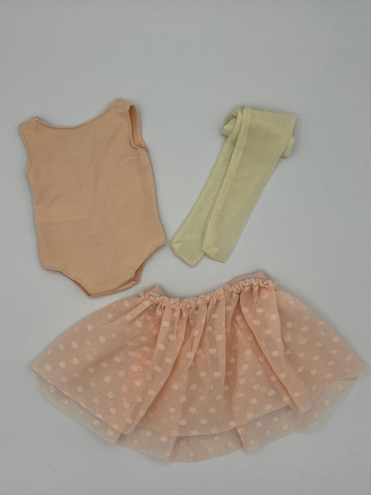 18" Doll Clothes Ballet Pink Leotard & Tutu with Cream Tights for 18" Dolls Dolls and Accessories