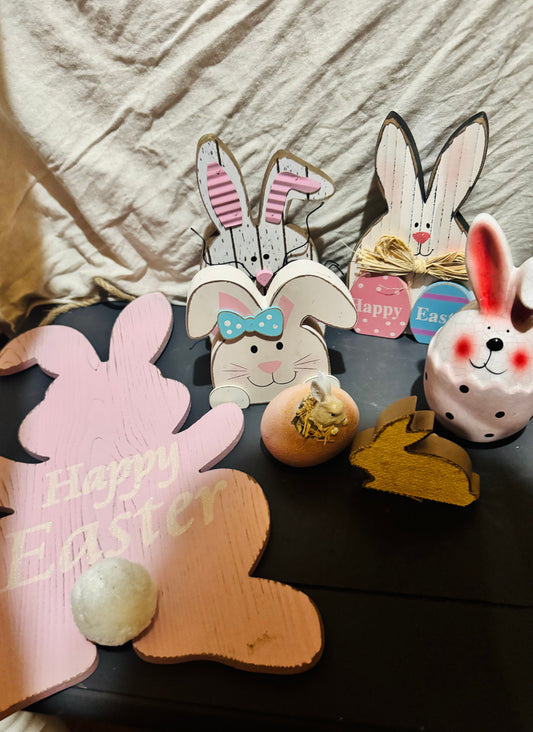 Easter Decor lot Easter Decor lot Holiday