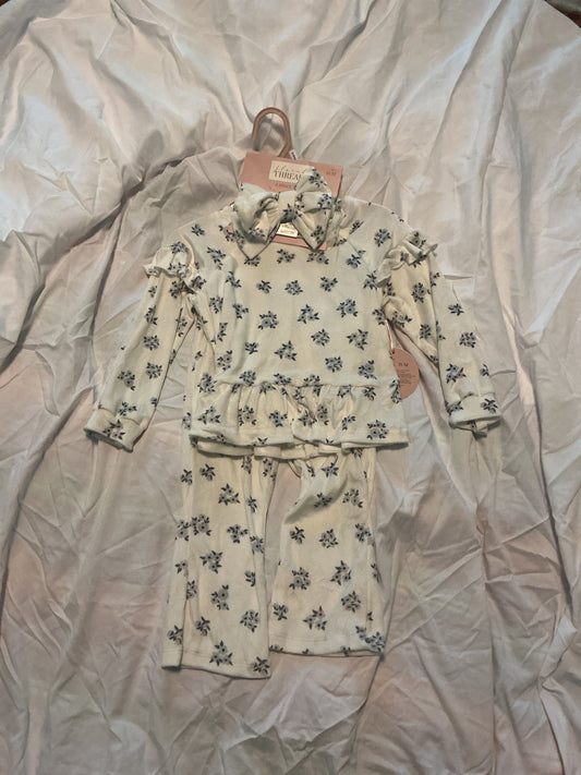 Floral threads Soft three-piece floral outfit 18 Months