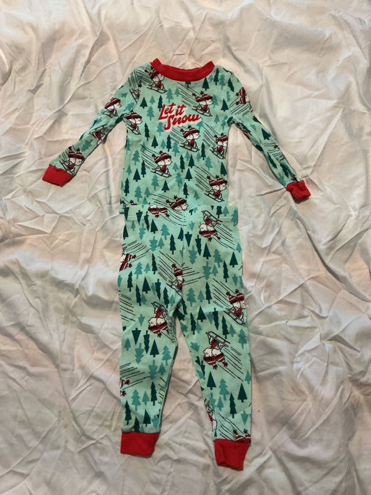 Peanuts Let it Snow PJs 18 Months