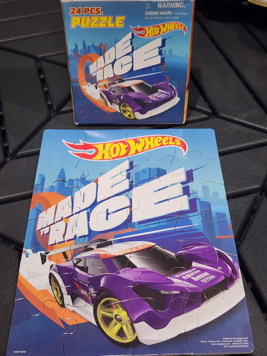 Hot Wheels Puzzle 24pc Puzzle
