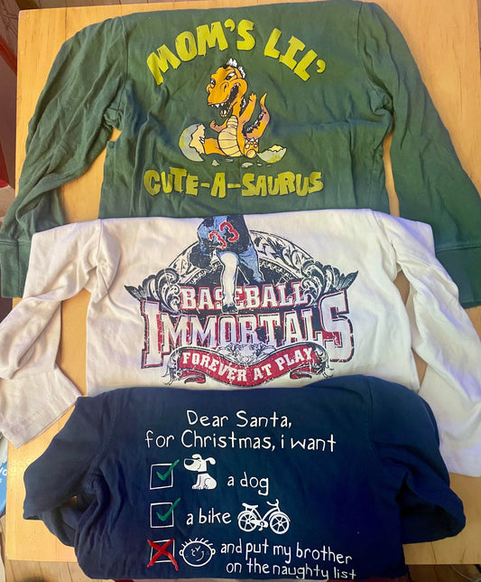Jumping Beans Old Navy Childrens Place Three boys long sleeve shirts. 4T/4