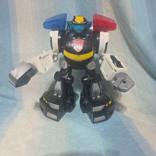 Transformers Rescue Bots Playskool Heroes Electronic Chase the Police-Bot figure. Figures and Animals