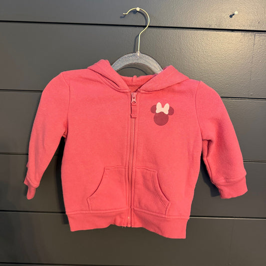 Jumping Beans Minnie Mouse zip up hoodie 12 Months