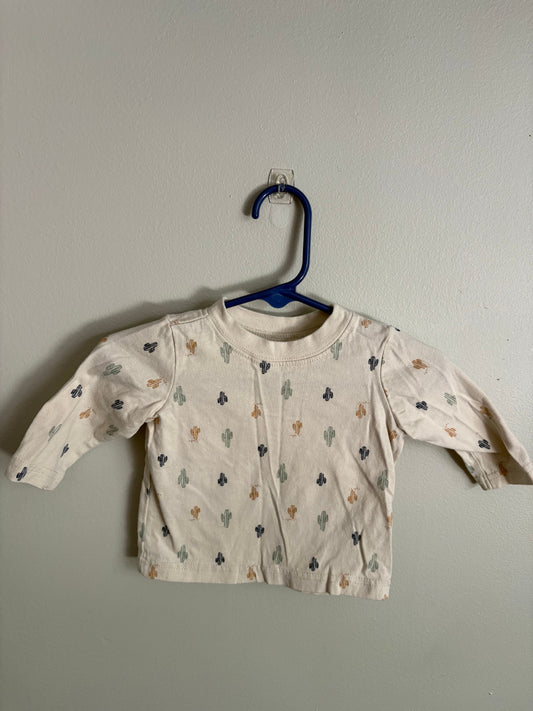 Carters Newborn Shirt with Cactus Print Newborn