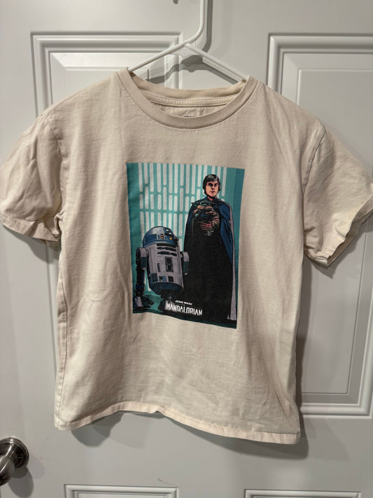 Gap kids size 10 boys shirt Star Wars May the force be with you written on back 10
