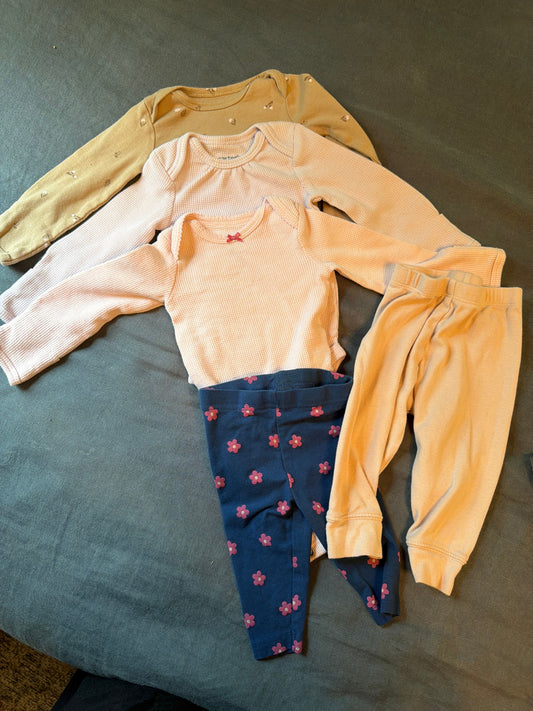 Carters Lot of Carters new but washed clothing 3 Months