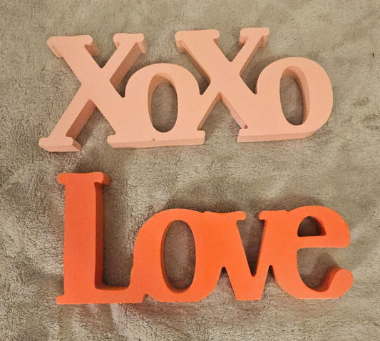 Target Two wooden valentine's decorations Holiday