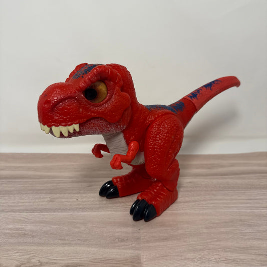 Funville Dino Unleashed Walking Talking TRex JR Roughly 12in Figures and Animals