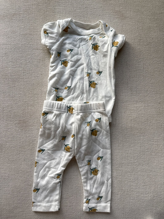 Lila & Jack VGUC 3-6 months matching onesie pant set 3 Months