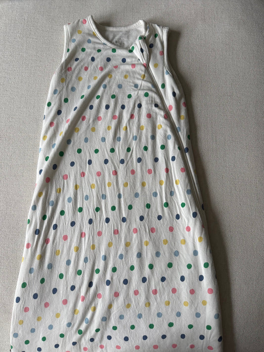 Kyte baby sleep sack GUC 1.0 TOG sz medium polkadot sleep sack Toddler