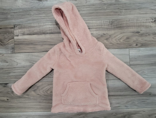 Carters Light pink fleece hoodie with gold heart girls 2T 2T