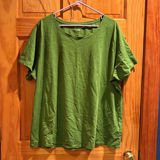 Amazon Essentials NWOT green short sleeved 100% cotton tee Women's - XXXL