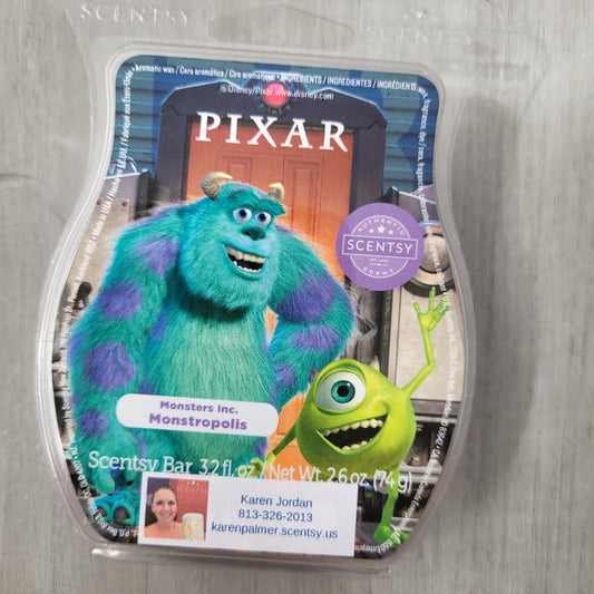 Scentsy Bar Pixar Monsters Inc. Monstropolis Decor