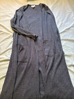 Lularoe Sarah long cardigan Denim blue Women's - M
