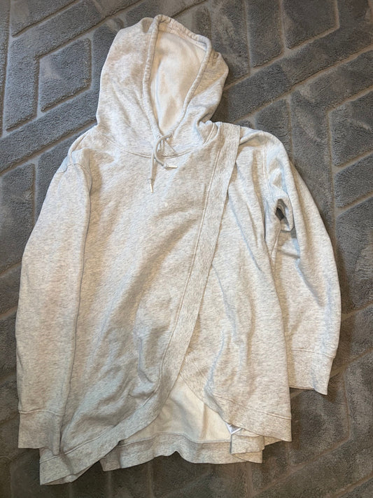 Old Navy Gray long sleeve breast feeding sweatshirt Women's Large 12-14