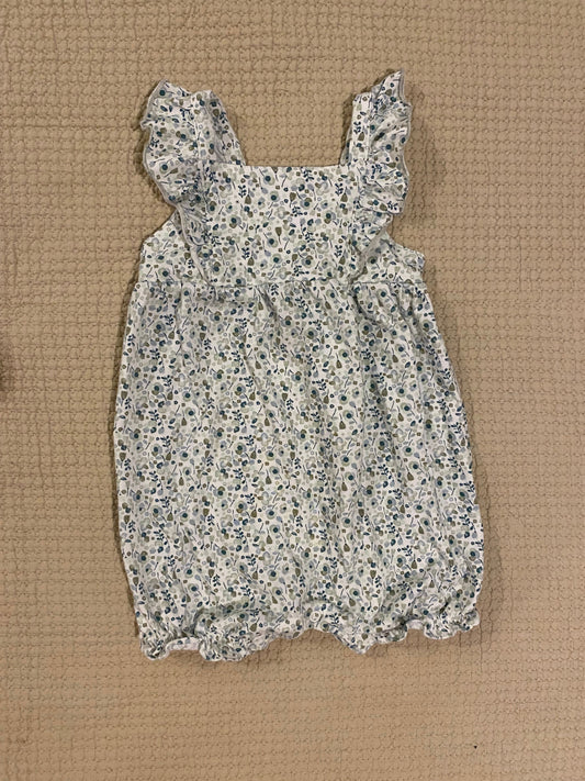 Carters Abstract floral cotton sleeveless romper 18 Months