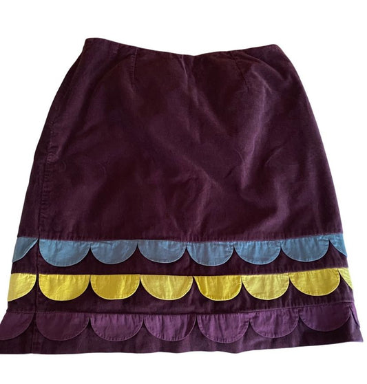 Boden Purple skirt 8 Women's 8