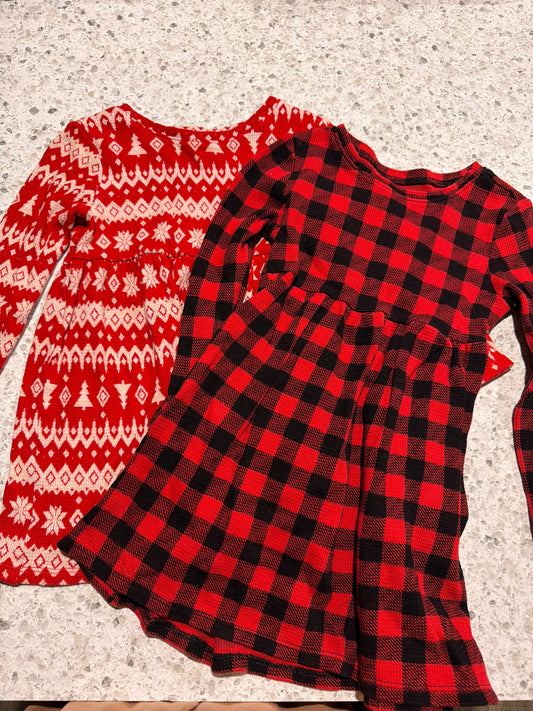 Old Navy Red and white is 2t black and red is 3t 2T