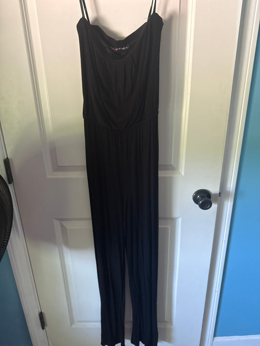 Love Chesley Long black pants sleeveless romper Women's - M