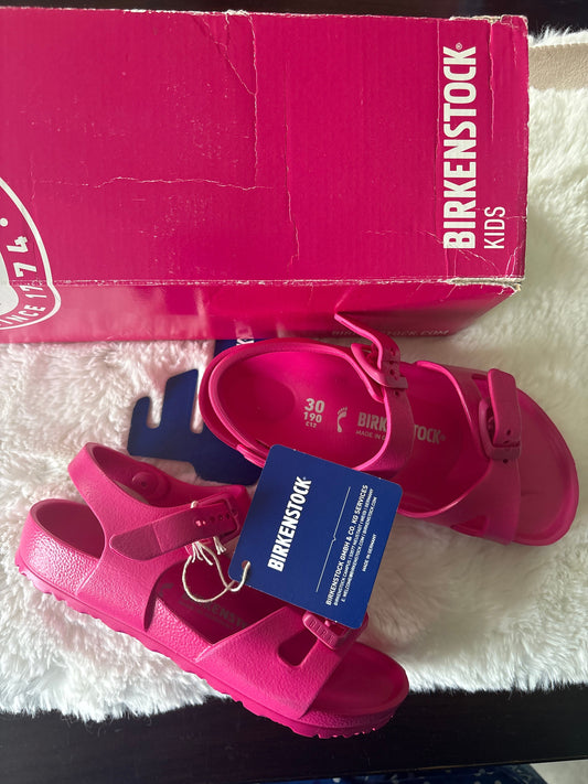 Birkenstock, 12Kid, Sandals Pink Birkenstock New with Box 12 (Lil' Kid)