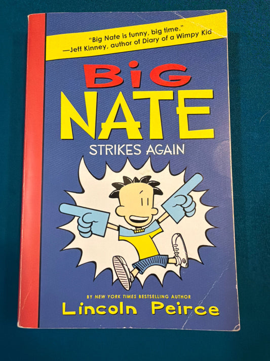 Big Nate by Lincoln Peirce Paperback Strikes Again Book 2 Youth Chapter Book