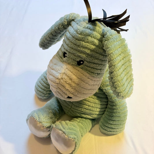 Warmies green donkey warming comfort stuffed animal - light lavender scent once heated in microwave Plush Toys