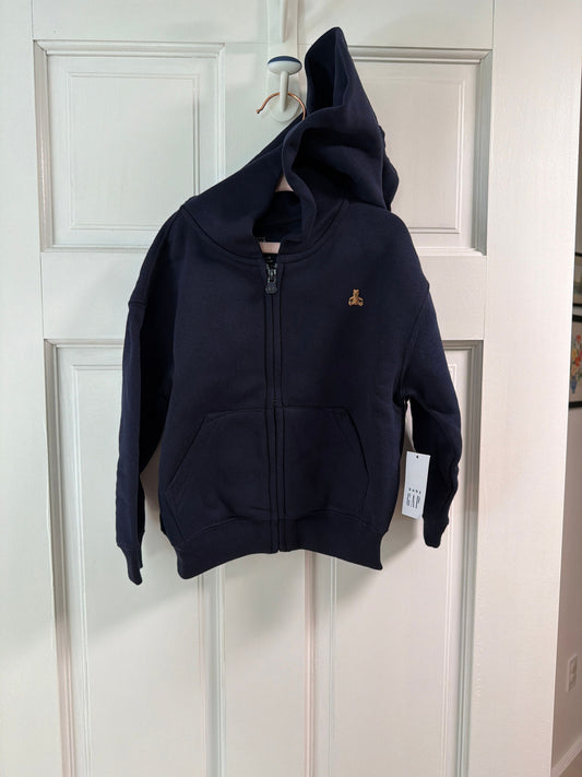 Gap New with tag zip up sweatshirt 3T