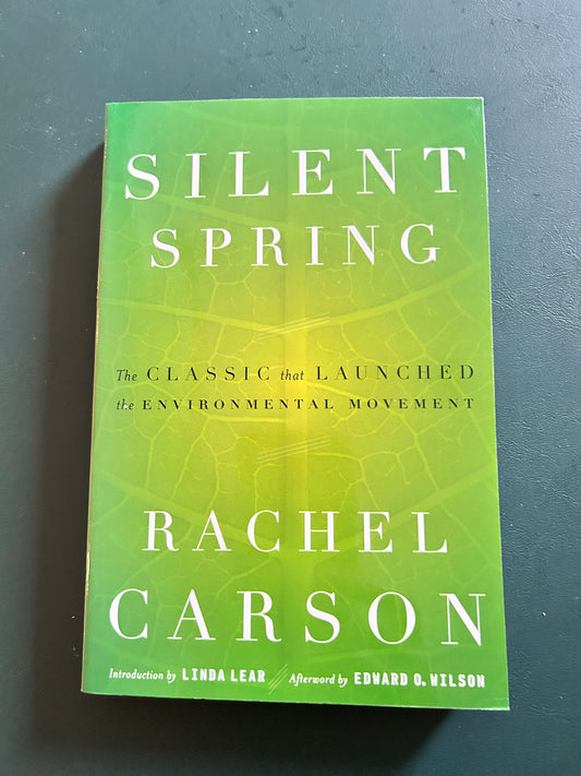 Silent Spring by Rachel Carson. CLASSIC! 375 pages Paperback. NEW. 5x8 inches. Text. Launched environmental movement Book-Adults