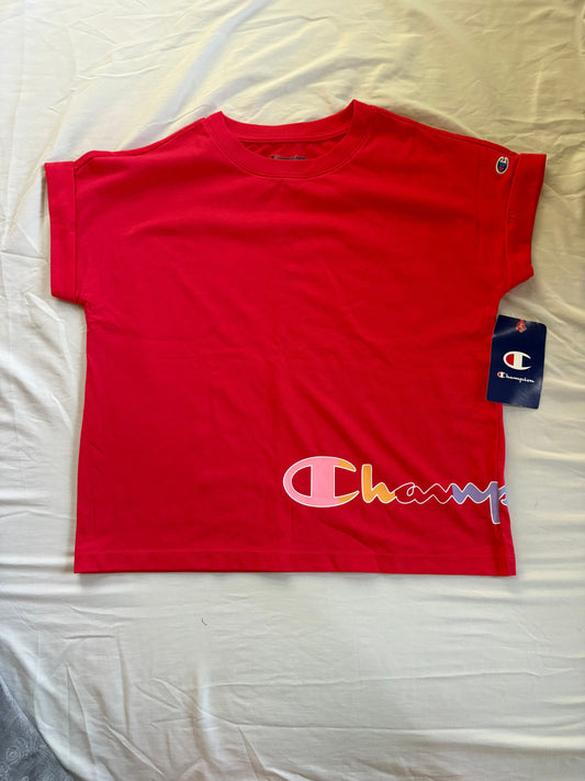 Champion, large, tee shirt NWT, red loose fit 14