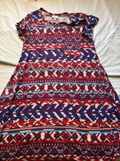 Lularoe Carly dress- runs big Aztec print Women's - S