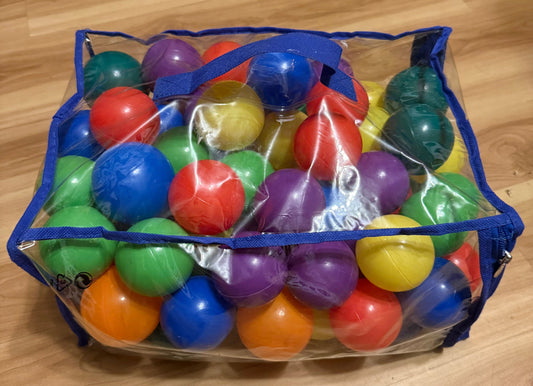 Unknown Misc bag of plastic balls for ball pit. Ball pit not included. Toddler