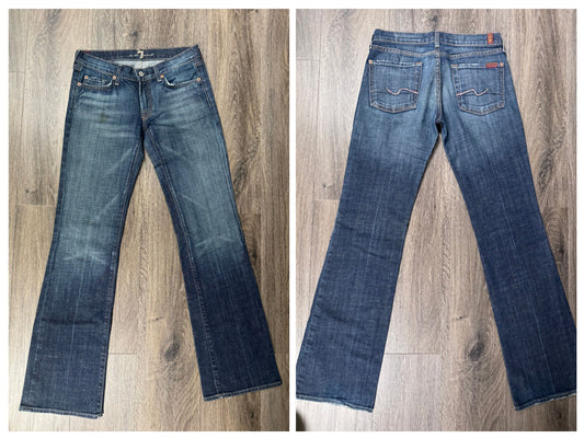 7 For All Mankind Womens flare jeans size 4 VGUC Women's 4