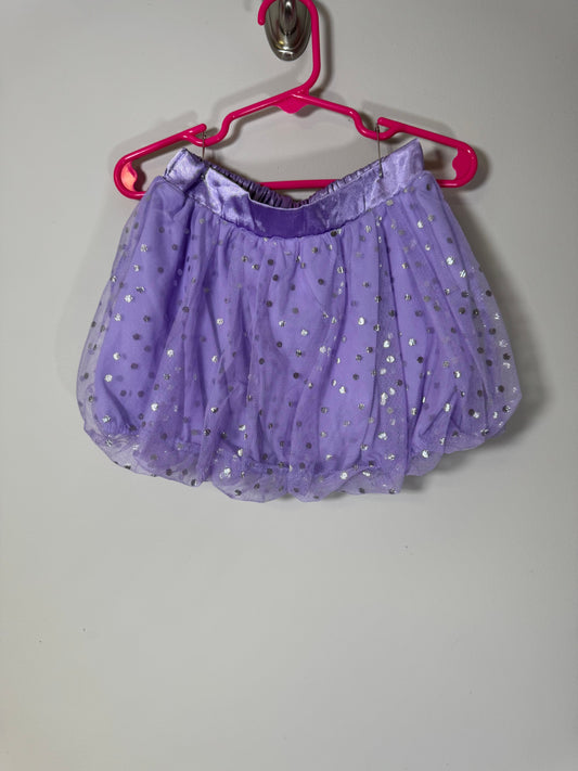 Healthtex Lilac w/ Silver Polka Dot Bubble Tutu Skirt 3T