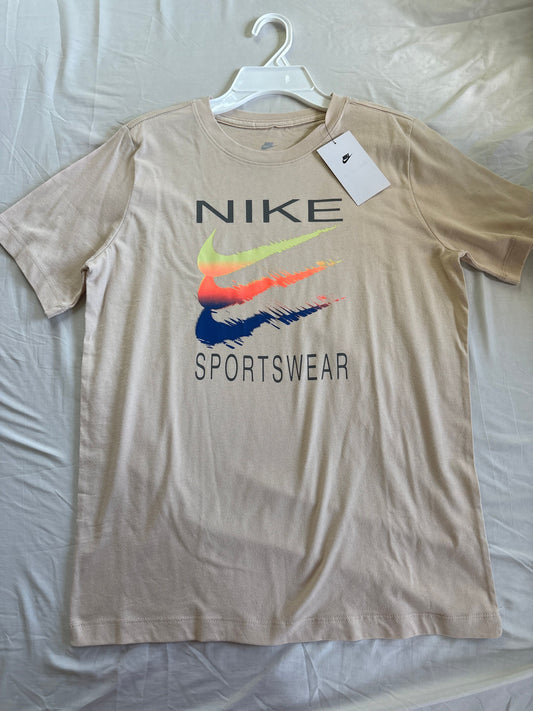 Nike, size Xl, short sleeve Tan brand new with tags 18