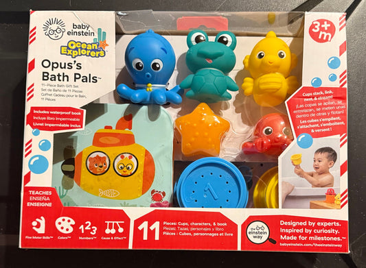 NEW Baby Einstein Ocean Explorer Bath Toys  Infant