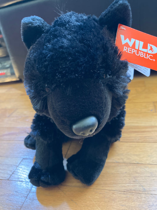 Wild Republic Black Wolf Plush Toys