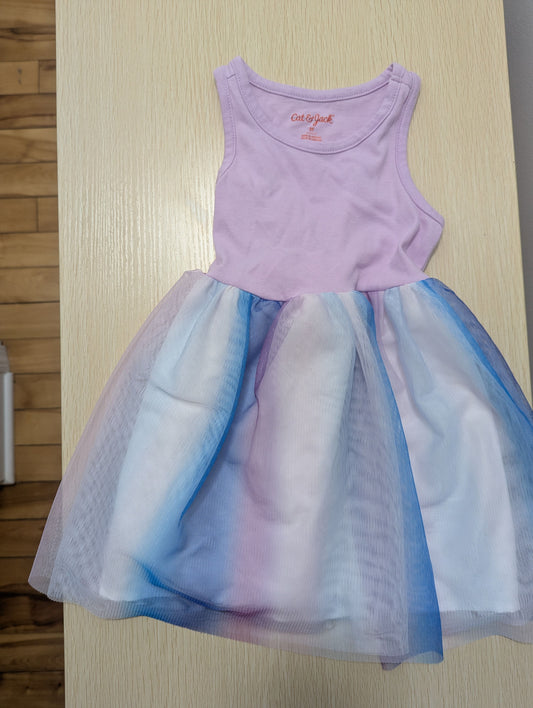 Cat & Jack Cat & Jack 2T Girls Purple Tulle Dress 2T