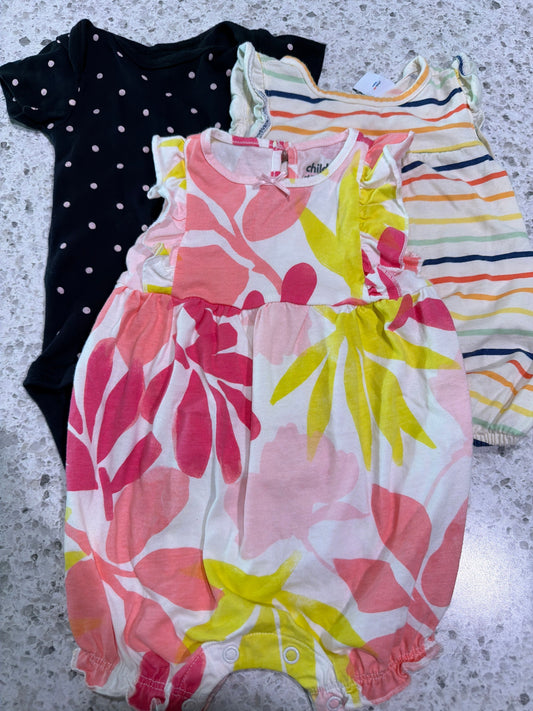 Carters, Old Navy and Gerbers 3-6 onesies 3 Months
