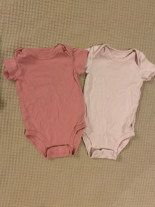 Huggies Set of 2 short sleeve onesies 3 Months